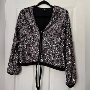 Gap sequin jacket, medium